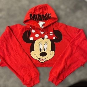 Disney Minnie Mouse Crop Sweatshirt
